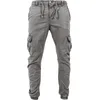 Image de Pantalon Cargo de Urban Classics - Treillis élastiqué - S à 5XL - pour Homme - gris XXL