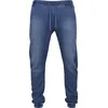 Image de Bas de survêtement de Urban Classics - Knitted Denim Joggpants - S à XXL - pour Homme - bleu S