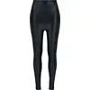 Image de Legging de Urban Classics - Leggings Metallic Taille Haute Shiny - XS à 5XL - pour Femme - noir XS
