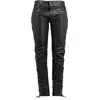 Image de Pantalon en cuir de Mauritius - GWTie UP Jeans - S à 3XL - pour Femme - noir 3XL