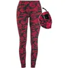 Image de Legging de Rock Rebel by EMP - Leggings Rouge Camouflage Avec Poches Latérales - XS à 5XL - pour Femme - rouge XS