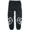 Image de Pantalon en toile Gothic de Gothicana by EMP - Bas de Joggng avec Poches & Sangles - S à 5XL - pour Homme - noir 4XL