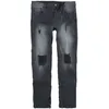 Image de Jean de Collection Spéciale EMP - Collection Spéciale EMP X Urban Classics - Jean unisexe usé - W30L32 à W34L32 - pour Femme - noir W34L32
