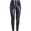 Image de Legging de Collection EMP Stage - Leggings avec imprimé éclairs - S à M - pour Femme - noir M
