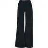 Image de Chino de Urban Classics - Chino Taille Haute Jambes Évasées - W27L33 à W33L34 - pour Femme - noir W27L33