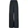 Image de Pantalon en toile de Urban Classics - Pantalon Viscose Jambes Évasées - XS à 4XL - pour Femme - noir L