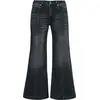 Image de Jean de Black Premium by EMP - Ruby - Wide Leg Jeans - W27L30 à W38L34 - pour Femme - noir W28L32