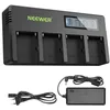 Image de Neewer Chargeur de batterie NP-F x4 avec écran LCD