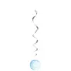 Image de 3 Suspensions Bleues & Argentées - Baby Shower Garçon