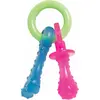 Image de Jouet pour chien Nylabone Puppy Teething Pacifier - Bacon XS Bleu XS 982087EU