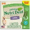 Image de Lot de 10 jouets pour chien Nylabone Nutri Dent Large TU Vert TU 984787EU