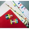 Image de Set de 4 x 35 marques pages index Post-it - format étroit 1,2 x 4,4 cm - coloris classiques