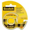 Image de Ruban adhésif transparent double face Scotch 665 - 12,7 mm x 6,3 m - rouleau 33 mètres