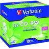 Image de Verbatim CD-RW - 700MB - 8/12X - Boîtier standard - Boîte de 10