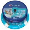 Image de Verbatim cd-r azo wide inkjet printable 700 mo 52x 25 pièce(s)