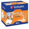 Image de Verbatim 43521 dvd vierge 4,7 go dvd-r 10 pièce(s)