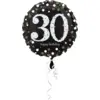Image de Ballon Anniversaire rond 30 ans argent