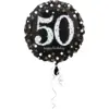 Image de Ballon Anniversaire rond 50 ans argent