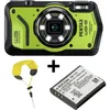 Image de Pentax WG-8 kit avec batterie DB110 et dragonne - Vert