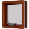 Image de Chatière 4 voies avec tunnel Kerbl Cat Mate Marron 192x200 mm 80892