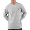 Image de T-shirt Carhartt T-shirt de travail à poche L/S Homme Gris S K126-HGY
