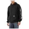 Image de Sweat Carhartt Sleeve Logo Hooded Homme Noir S K288-BLK