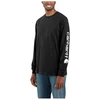 Image de T-shirt Carhartt T-shirt à manches longues Homme Noir XL EK231-BLK