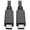 Image de Tripp Lite U420-003-G2-5A, 0,914 m, USB C, USB C, USB 3.2 Gen 2 (3.1 Gen 2), Mâle/Mâle, Noir
