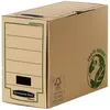 Image de Boîte archives Bankers Box Earth Series - carton dos 20 cm - pour format A4 -210 x 297 mm, H. 255 mm x l. 205 mm x P. 319 mm - Kraft naturel - 100% recyclé certifié FSC - Lot de 20