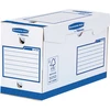 Image de Bankers Box Boîte archives format A4+ Heavy Duty en carton montage manuel - Dos 15 cm - Blanc - Lot de 20