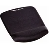 Image de Fellowes PlushTouch Tapis de souris ergonomique avec repose-poignet intégré - Noir