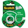 Image de Scotch Dévidoir de ruban à main Magic rechargeable, en plastique avec rouleau adhésif Magic 810 Invisible 19 mm x 15 m