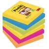 Image de Notes repositionnables Post-it Super Sticky Rectangle Collection Rio de Janeiro, 76 x 76 mm - Lot de 6 blocs de 90 feuilles