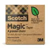 Image de Ruban adhésif invisible Scotch Magic - bague carton recyclé - 19 mm x 33 m - boite individuelle