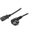 Image de StarTech.com Câble d'Alimentation PC 1,8 m - CEE7 vers IEC 320 - Cordon Secteur, 1,8 m, CEE7/7, Coupleur C13, SVT, 250 V, 10 A PXT101EUR