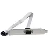 Image de StarTech.com Plaque 40 cm série mâle 9 broches vers connecteur interne de carte mère 10 broches, IDC, Série, RS-232, Gris, CE, REACH, 121 mm PLATE9M16