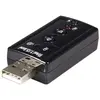 Image de StarTech.com Adaptateur Carte Son USB vers Audio Stéréo avec Contrôle de Volume Externe, 7.1 canaux, 0 dB, USB ICUSBAUDIO7