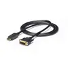 Image de StarTech.com Câble Adaptateur DisplayPort vers DVI de 1,8 m - Convertisseur DP - 1920x1200, 1,8 m, DisplayPort, DVI-D, Mâle, Mâle, Droit DP2DVI2MM6