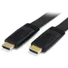 Image de StarTech.com Câble plat HDMI haute vitesse Ultra HD 4K avec Ethernet de 5m - HDMI vers HDMI - M/M, 5 m, HDMI Type A (Standard), HDMI Type A (Standard)