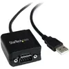Image de StarTech.com Câble adaptateur FTDI USB vers série RS232 1 port avec isolation optique, DB-9, USB A, 2,5 m, Noir ICUSB2321FIS