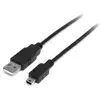 Image de StarTech.com Câble Mini USB 2.0 1 m - A vers Mini B - M/M, 1 m, USB A, Mini-USB B, USB 2.0, 0,48 Gbit/s, Noir USB2HABM1M