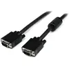 Image de StarTech.com Câble vidéo VGA coaxial pour écran haute résolution de 2 m - HD15 vers HD15 M/M, 2 m, VGA (D-Sub), VGA (D-Sub), Mâle, Mâle, Noir MXTMMHQ2
