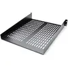 Image de StarTech.com Etagère ventilée montée en rack 2U 22 pouces - Etagère d'armoire serveur fixe - 22 kg, Etagère, Noir, Acier, 22,6 kg, 2U, CE, TAA, REACH