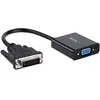 Image de StarTech.com Câble adaptateur actif DVI vers VGA - Convertisseur DVI-D vers HD15 - M/F - 1080p, 0,19 m, 1920 x 1080 pixels, 720p, 1080p, Noir, Convert
