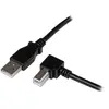 Image de StarTech.com Câble USB 2.0 A vers USB B Coudé à droite Mâle / Mâle pour imprimante - 1 m - Noir, 1 m, USB A, USB B, USB 2.0, Mâle/Mâle, Noir USBAB1MR