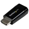 Image de StarTech.com Adaptateur Compact HDMI vers VGA - Idéal pour Chromebook, Ultrabook et PC portable - 1920 x 1280 / 1080p, Noir HD2VGAMICRO