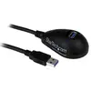 Image de StarTech.com Câble d'extension SuperSpeed USB 3.0 de 1,5m - Rallonge USB A vers A sur socle - M/F - Noir, 1,5 m, USB A, USB A, USB 3.2 Gen 1 (3.1 Gen