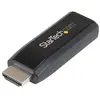 Image de StarTech.com Adaptateur vidéo compact HDMI vers VGA avec audio - M/F - 1920x1200 / 1080p, Convertisseur vidéo actif, Noir, CE, FCC, REACH, 1900 x 1200