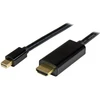 Image de StarTech.com Câble adaptateur Mini DisplayPort vers HDMI de 1 m - M/M - 4K - Noir, 1 m, DisplayPort, HDMI Type A (Standard), Mâle, Mâle, Droit MDP2HDM