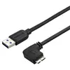 Image de StarTech.com USB3AU2MRS, 2 m, USB A, Micro-USB B, USB 3.2 Gen 1 (3.1 Gen 1), 5 Gbit/s, Noir